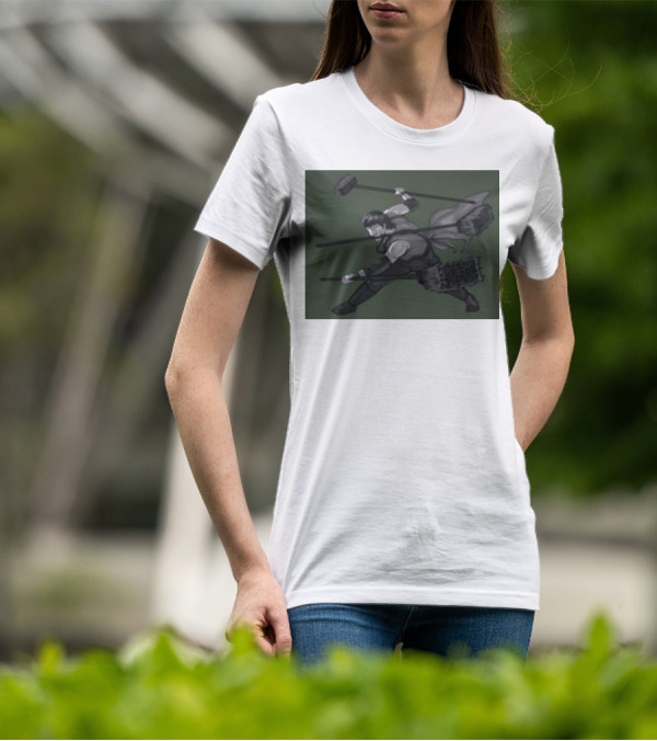 Three Broom Stance Cosplay Zoro T-Shirt