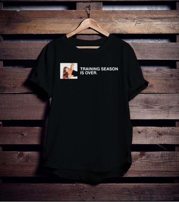 Training Season Is Over With Red Hair Woman Image T-Shirt