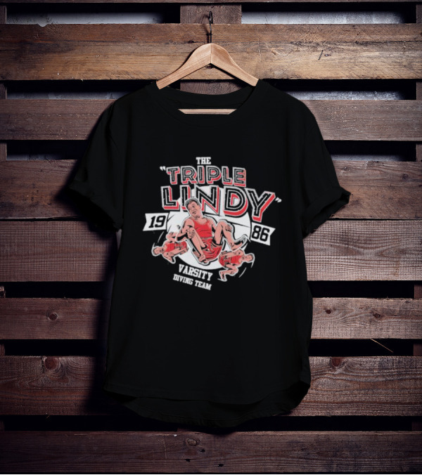 The Triple Lindy 1986 Varsity Diving Team Back To School T-Shirt