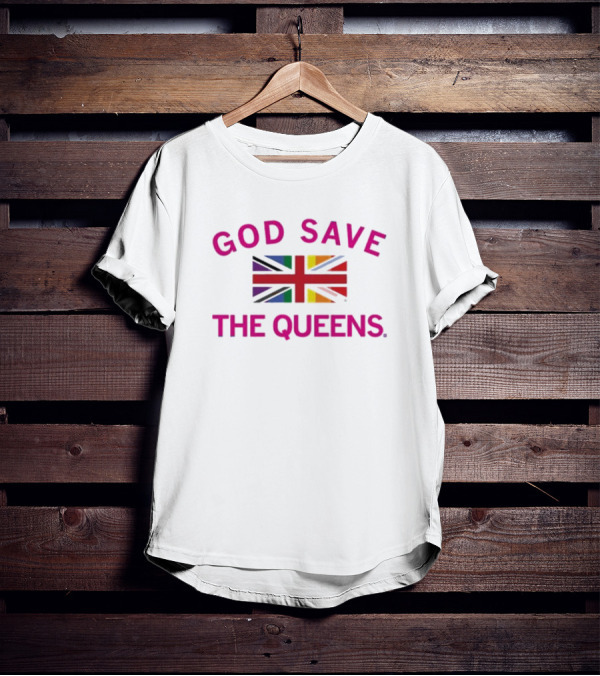 GOD SAVE THE QUEENS Pride Union Jack T-Shirt
