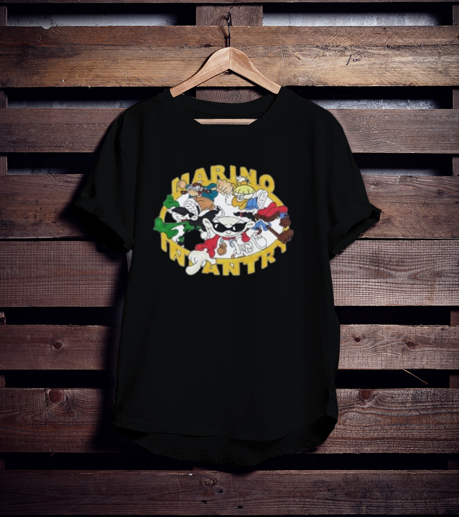 Marino Infantry Kids Next Door Cartoon Mashup T-Shirt