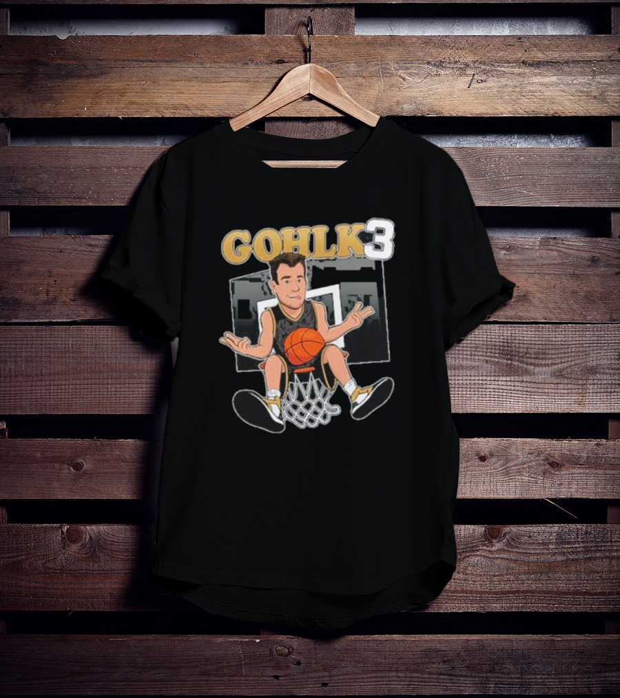 GOHLK3 Basketball Cartoon Dunk Character T-Shirt