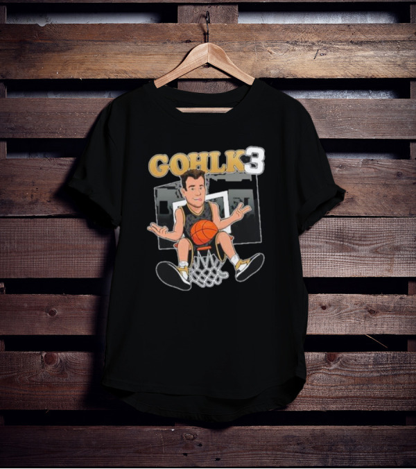 GOHLK3 Basketball Cartoon Dunk Character T-Shirt