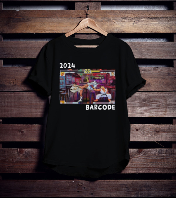 Street Fighter 3Rd Strike Barcode T-Shirt