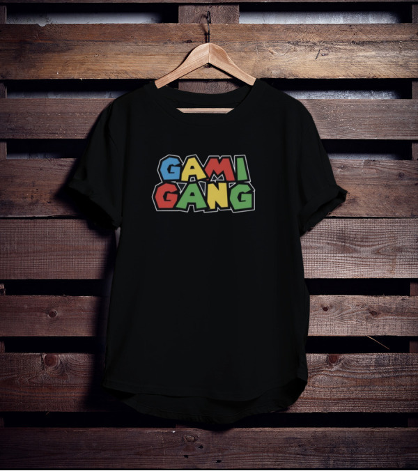 Gami Gang Colorful Block Letters T-Shirt