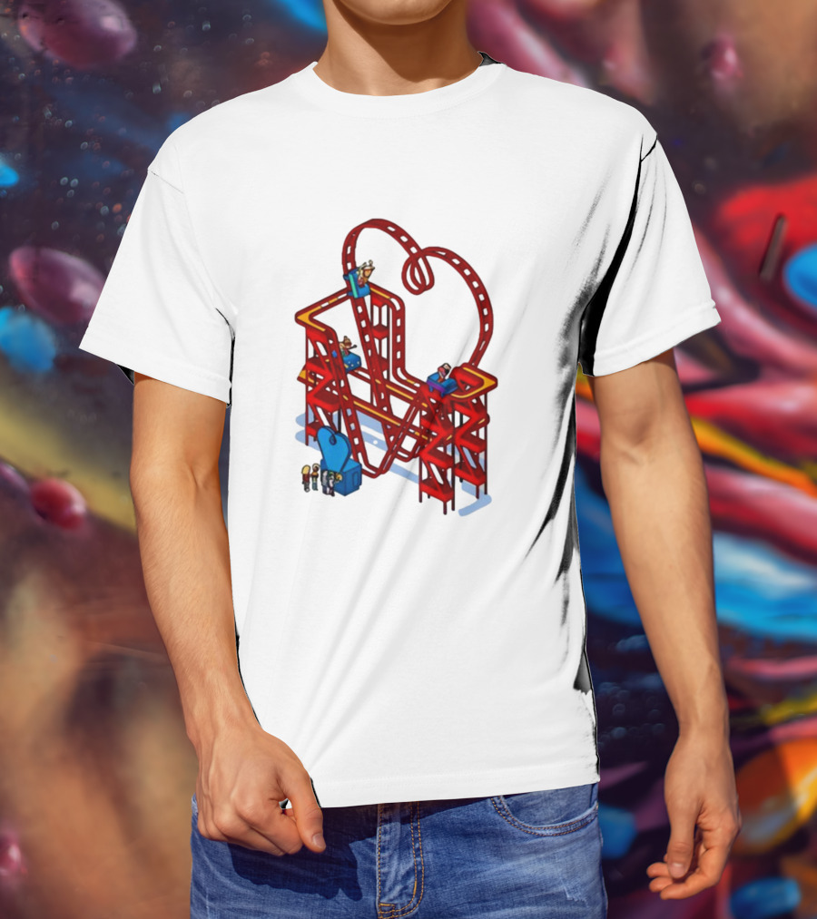 James Marriott Are We There Yet Roller Coaster Construction Fun Adventure T-Shirt