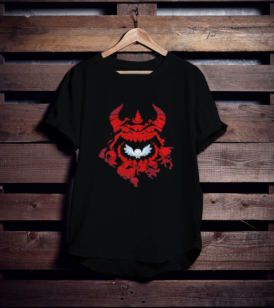 The Binding Of Isaac The Beast Red Demon Wings T-Shirt