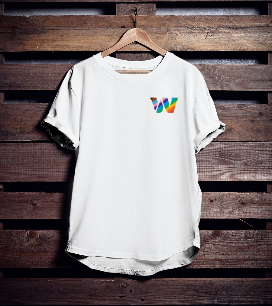 Washington Football Is For Everyone W Rainbow T-Shirt