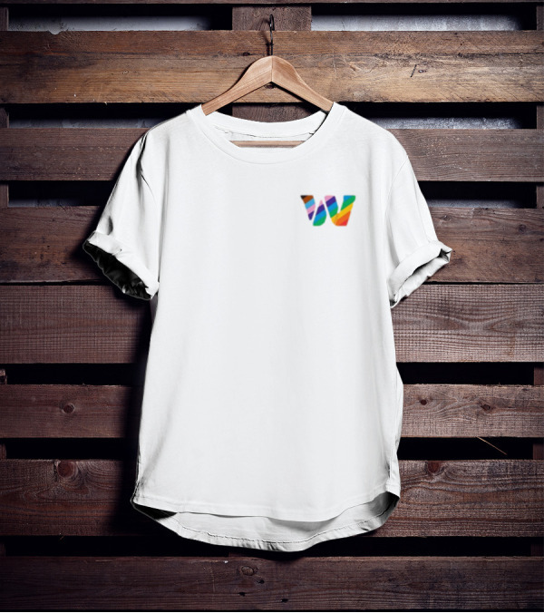 Washington Football Is For Everyone W Rainbow T-Shirt