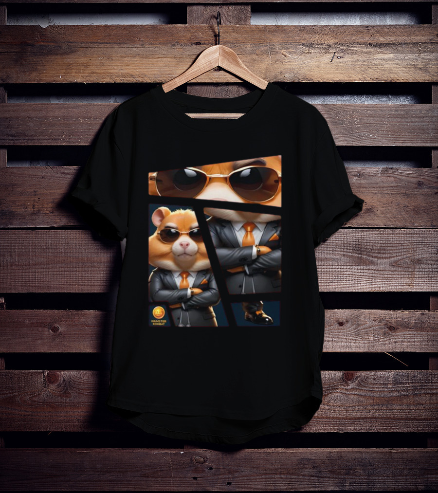 Hamster Combat Grandmaster Suit Sunglasses T-Shirt