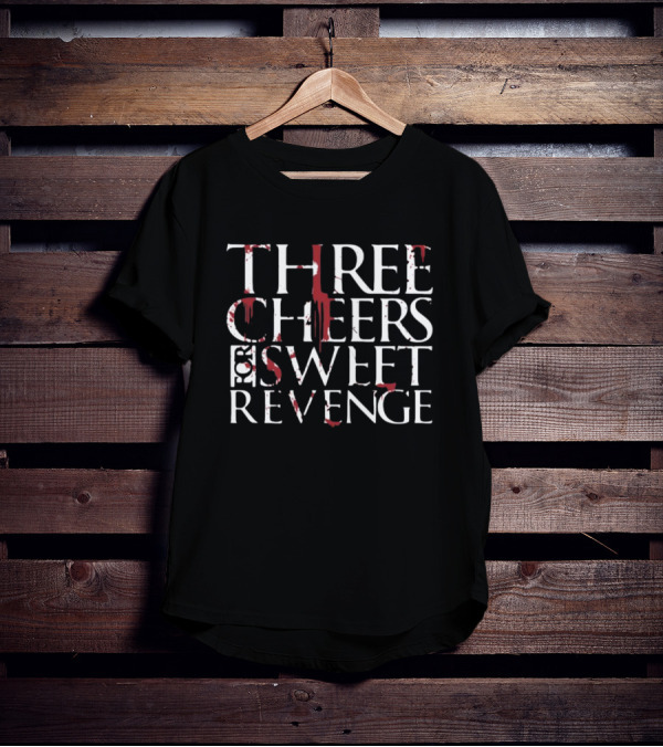 My Chemical Romance Three Cheers For Sweet Revenge Blood Splatter T-Shirt