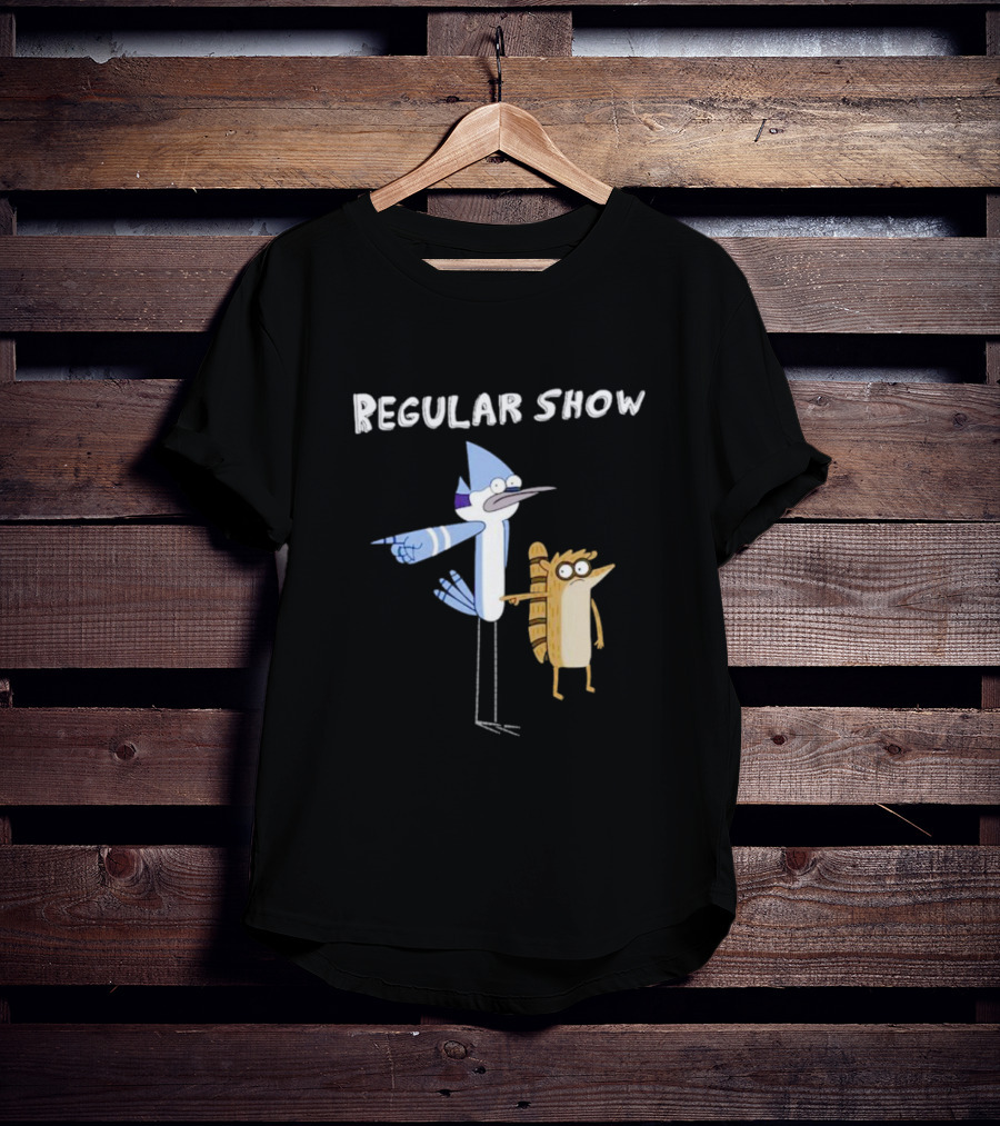 Regular Show Mordecai And Rigby Characters T-Shirt