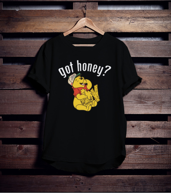 Got Honey Honey Mustard Parody With Bear And Three Strips T-Shirt