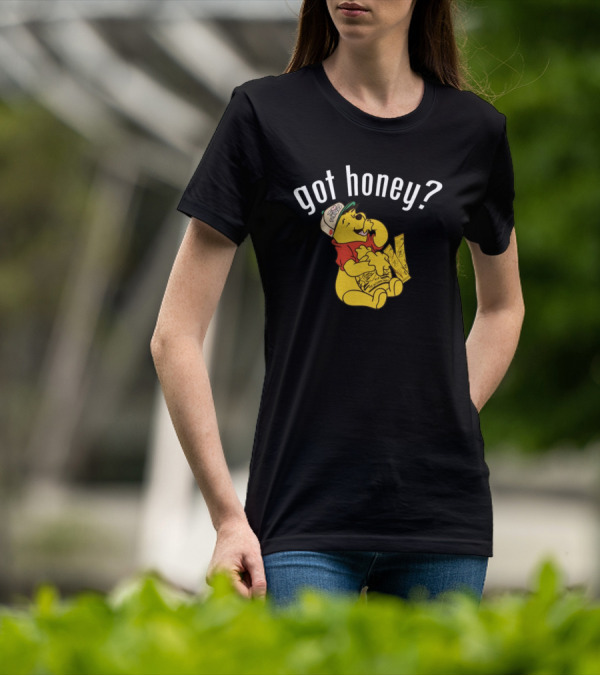 Got Honey Honey Mustard Parody With Bear And Three Strips T-Shirt