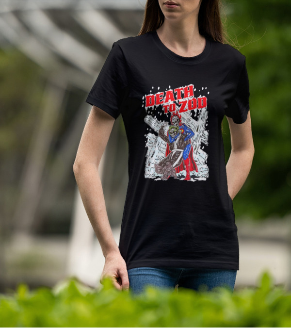 Keon Coleman Death To Zod Superman Parody Heroic T-Shirt
