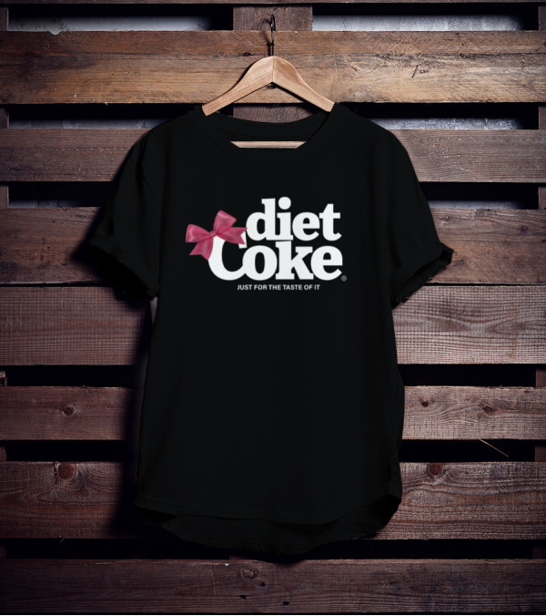 Diet Coke Just For The Taste Of It With Red Bow T-Shirt