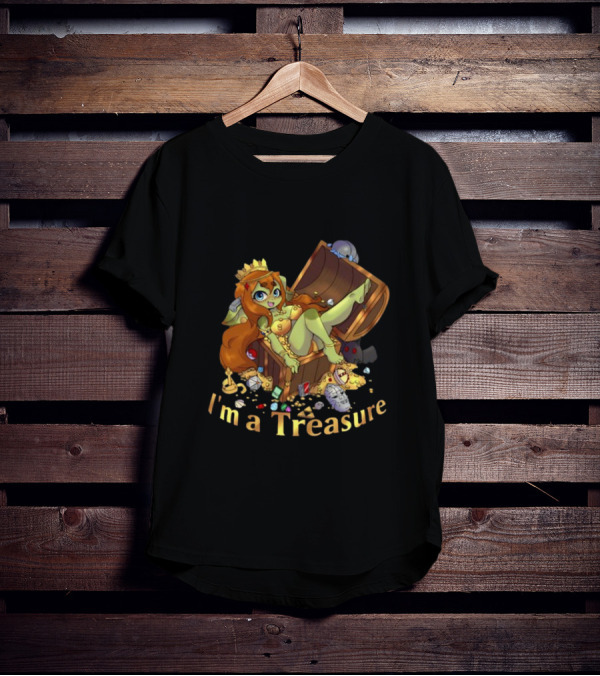 Gob Mode I'm A Treasure Chibi Goblin In Treasure Chest T-Shirt