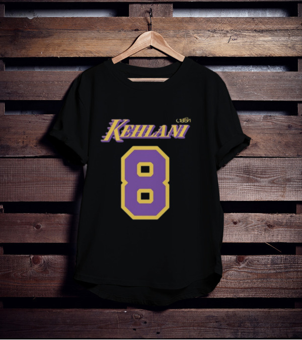 Kehlanistore Kehlani Purple Yellow Number 8 T-Shirt