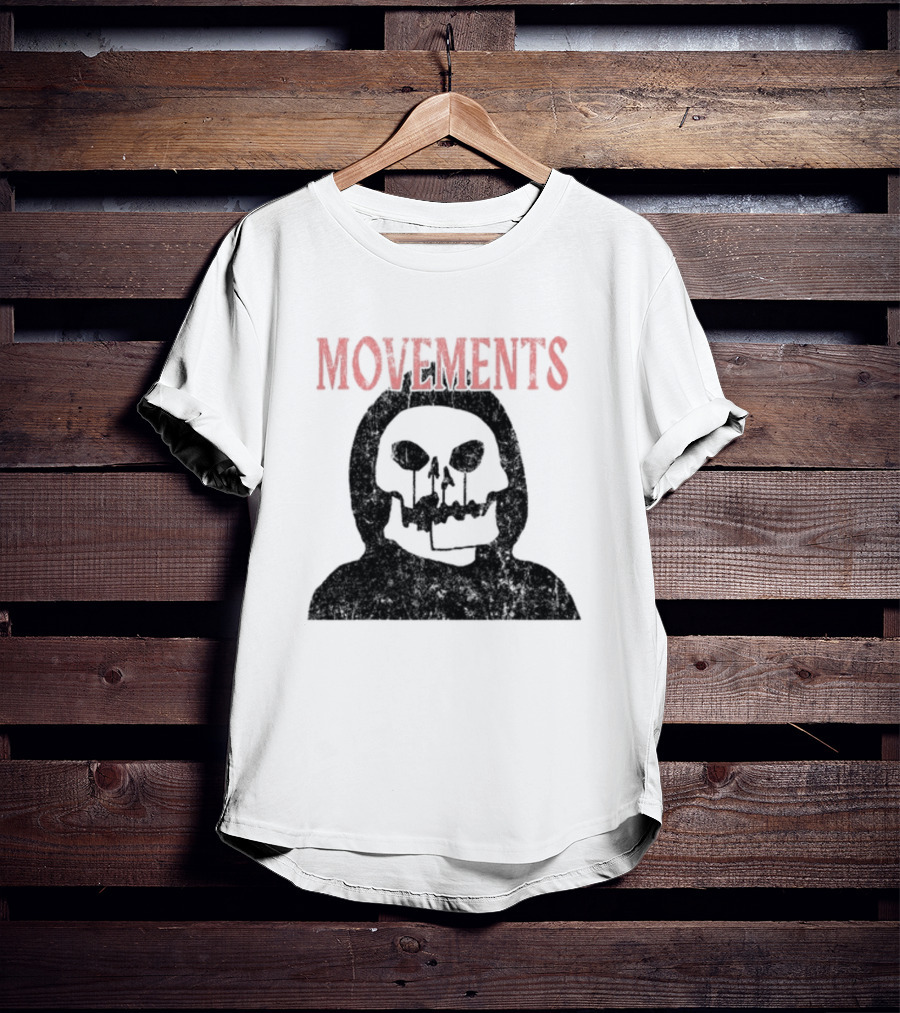 Movements Afraid To Die Black Hoodie Skull T-Shirt