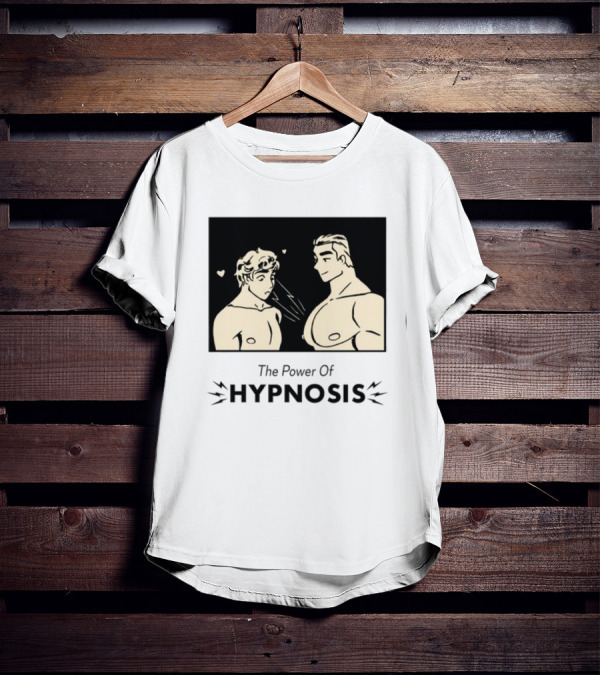 Hypnosis Power With Mesmerized Characters And Heart Symbols T-Shirt