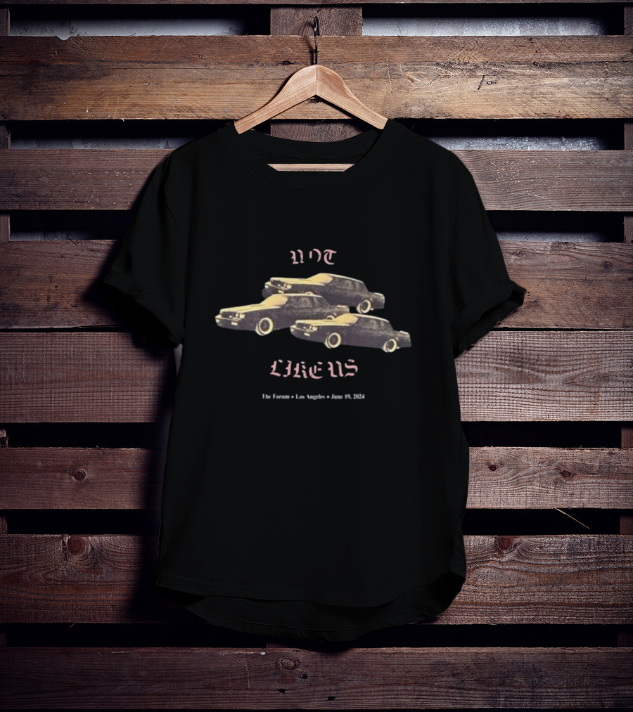 Not Like Us Vintage Cars The Forum Los Angeles June 19 T-Shirt