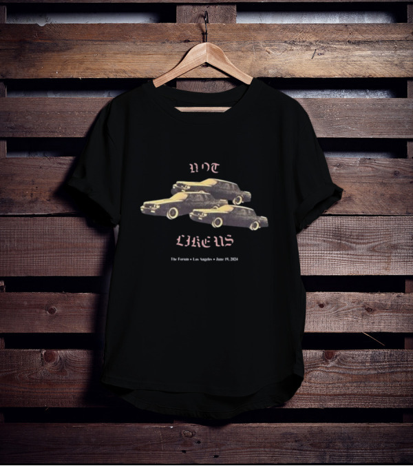 Not Like Us Vintage Cars The Forum Los Angeles June 19 T-Shirt