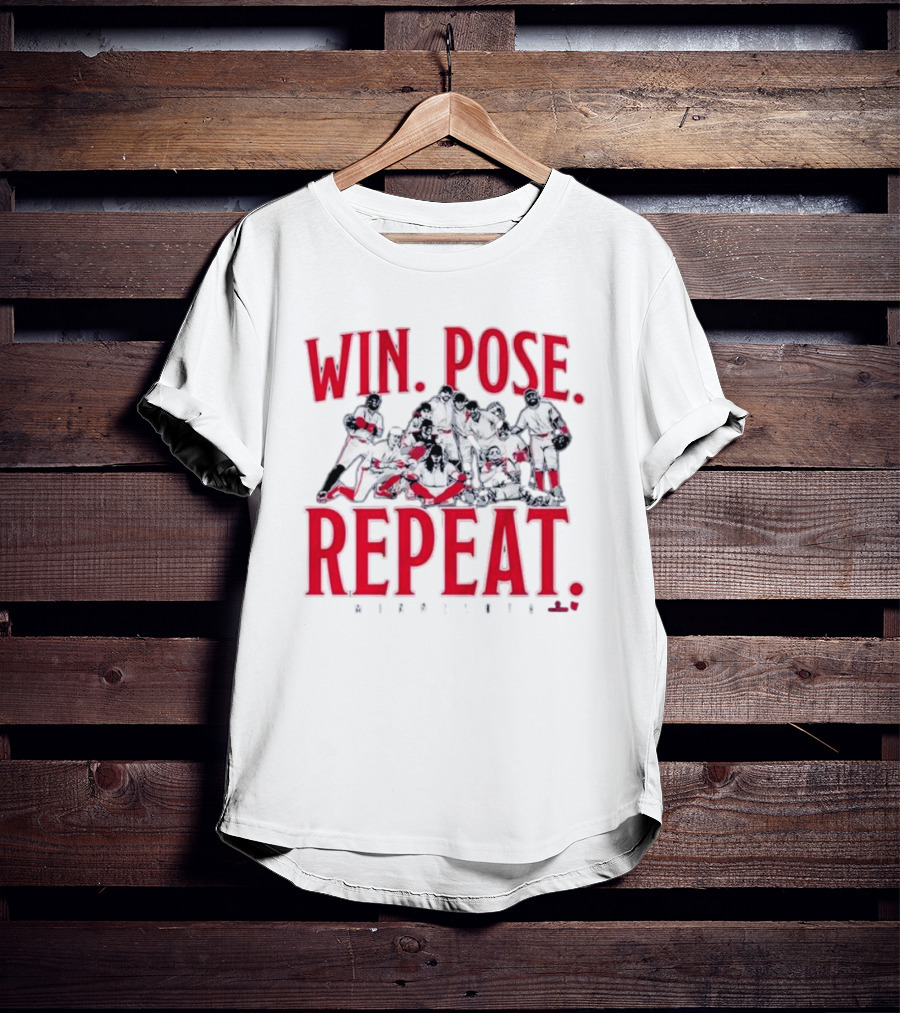 Minnesota Baseball Win Pose Repeat Team T-Shirt