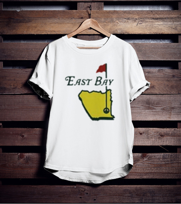 Oaklandish East Bay Golf Map With Flag Hole T-Shirt