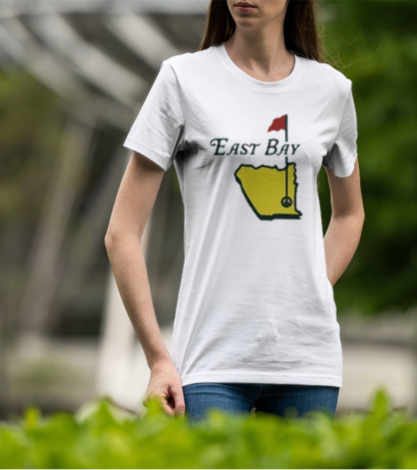 Oaklandish East Bay Golf Map With Flag Hole T-Shirt
