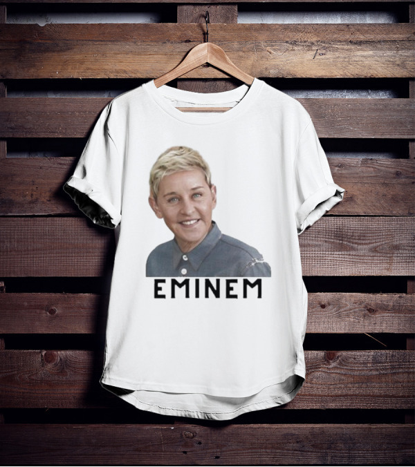 Eminem Ellen Degeneres Face Mashup T-Shirt