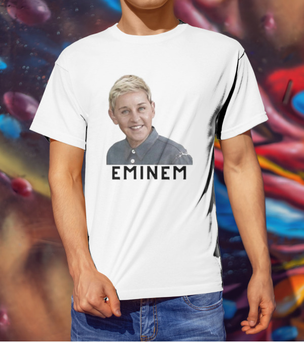 Eminem Ellen Degeneres Face Mashup T-Shirt