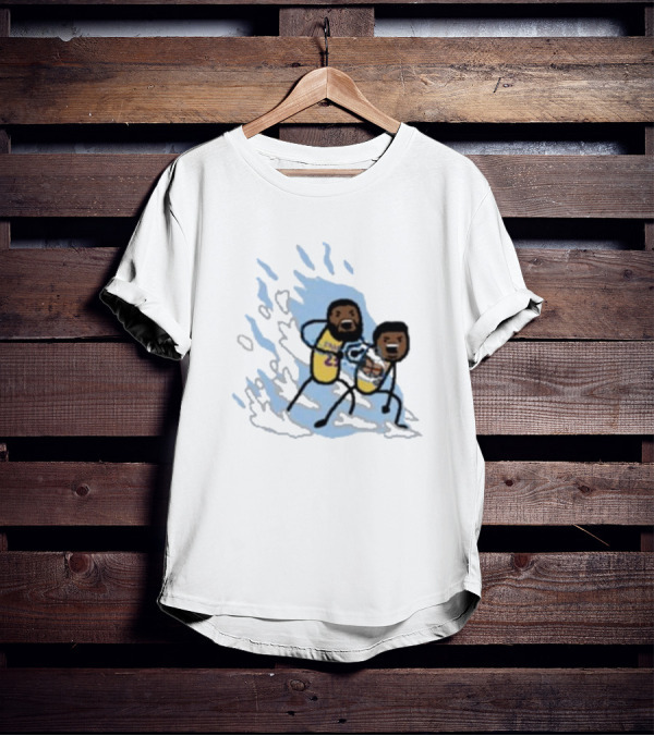 Father And Son Kamehameha Lakers Basketball Fusion T-Shirt