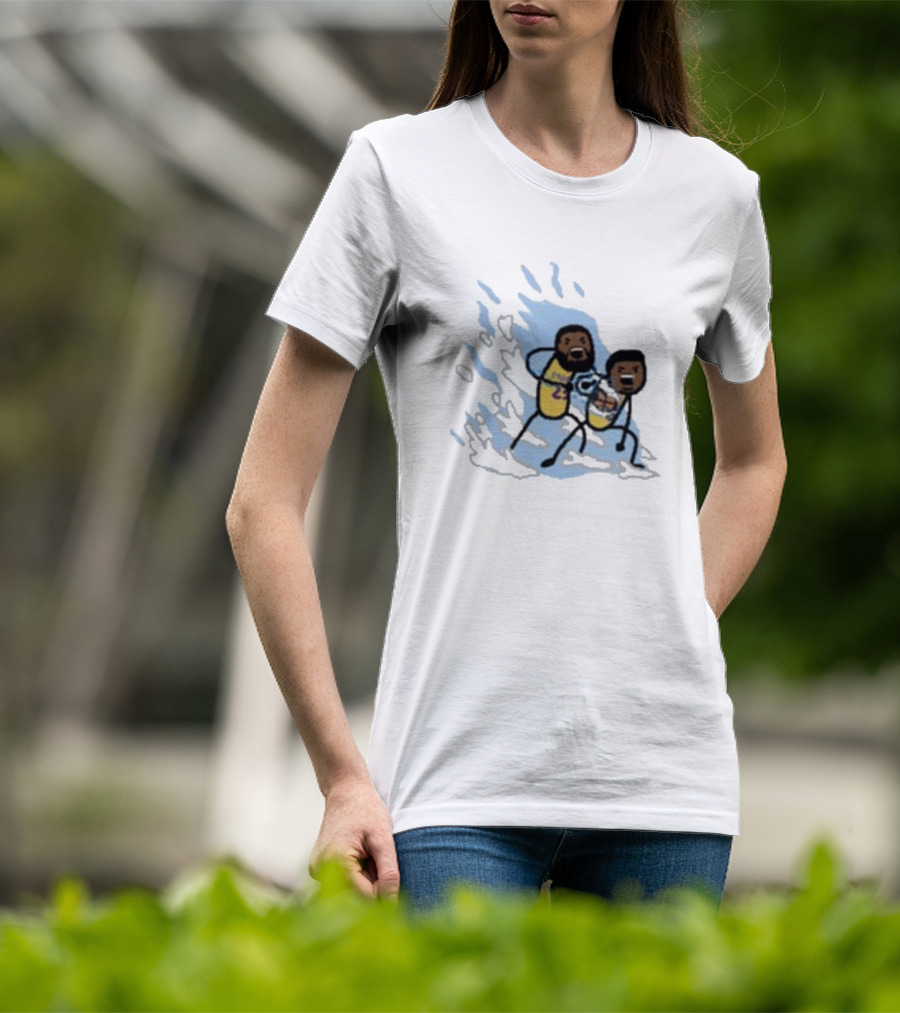 Father And Son Kamehameha Lakers Basketball Fusion T-Shirt