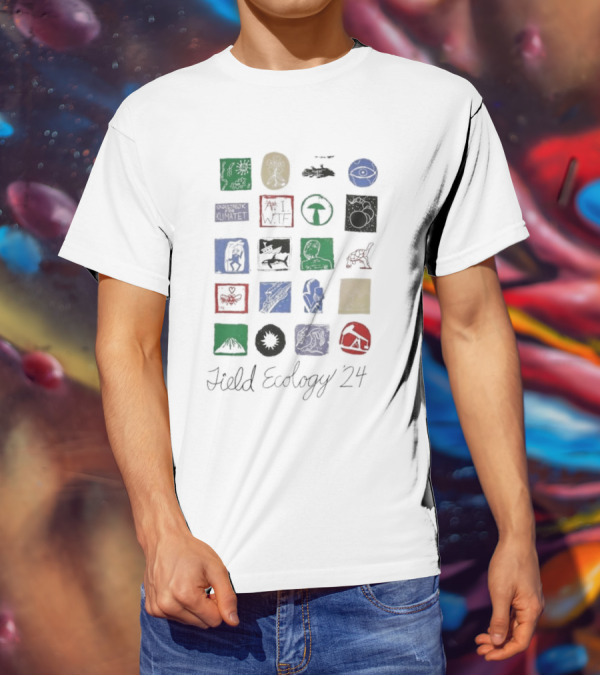 Fieldecology 24 Field Ecology Eye Mushroom Whale Hammerhead Bat Tree Planet Arrow Head T-Shirt