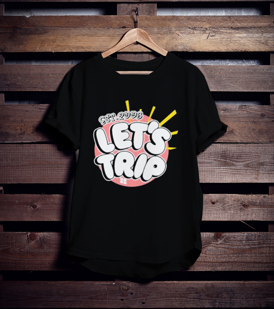 Let's Trip Bubble Est 2003 Sunburst T-Shirt