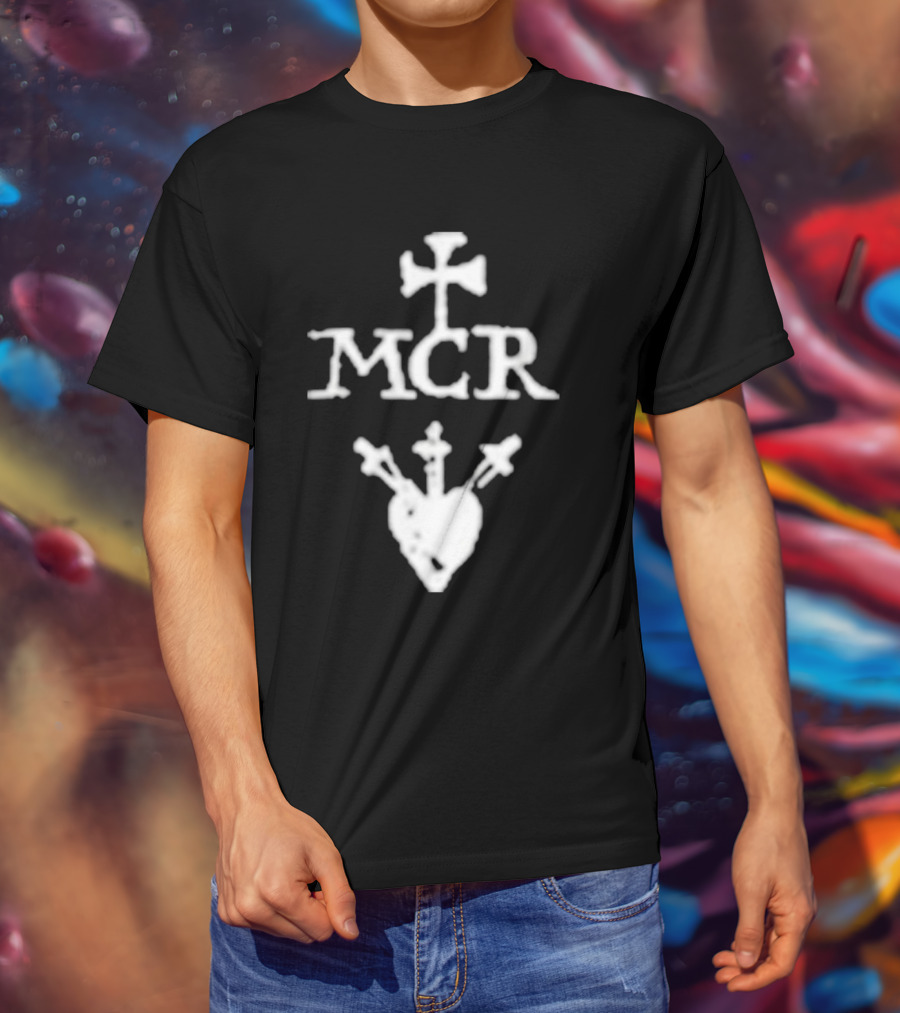 MCR From The Earth To The Morgve Heart Cross Symbol In Aeternum T-Shirt