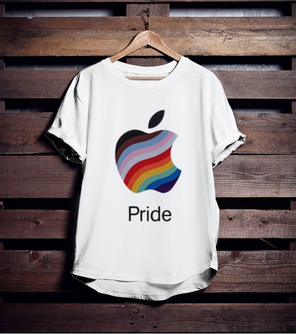Apple Pride Rainbow T-Shirt