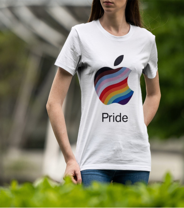 Apple Pride Rainbow T-Shirt