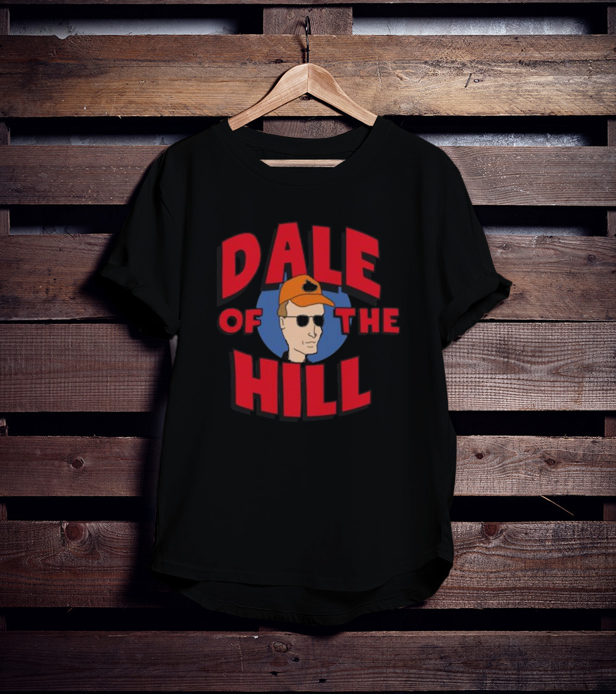 Dale Of The Hill King Of The Hill Character With Sunglasses And Orange Hat T-Shirt