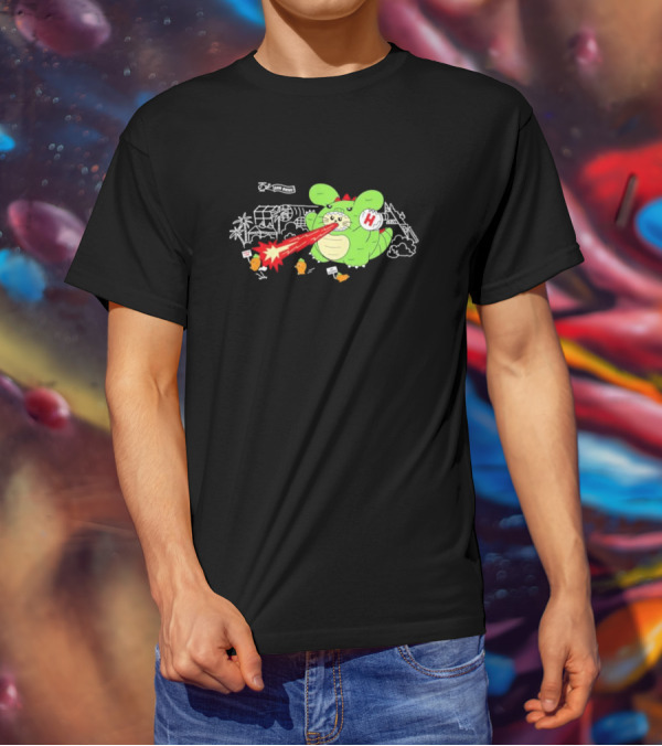 Fatrabbitfarm San Diego Monster End Of The Line No Running T-Shirt