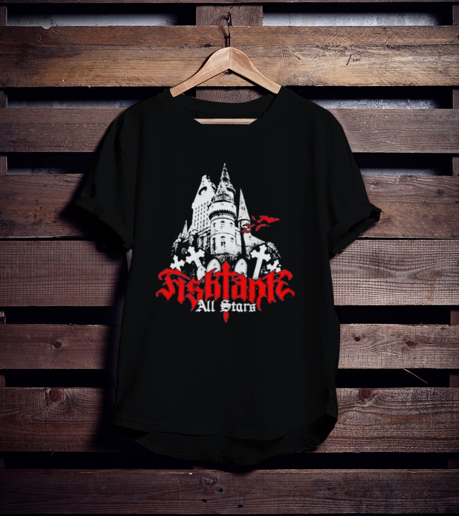 Fishtank All Stars Vampire Castle With Crosses T-Shirt