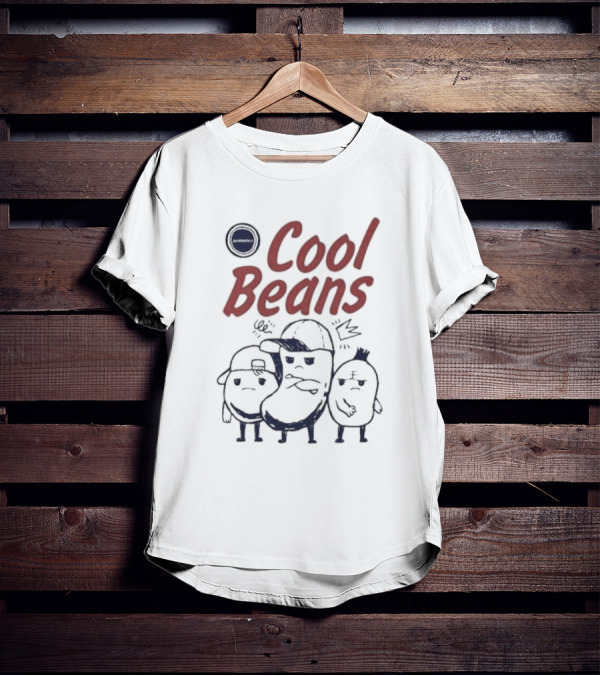 Cool Beans Funny Cartoon Characters With Attitude T-Shirt