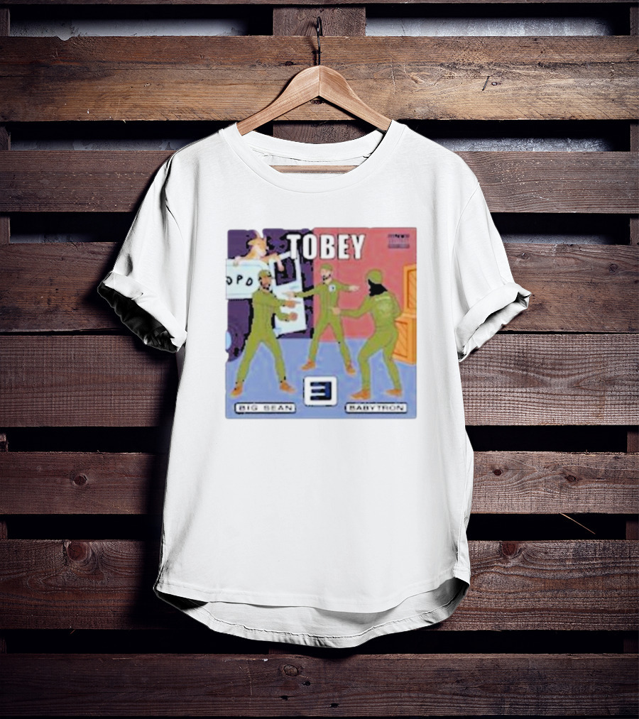 Eminem Tobey Big Sean BabyTron Meme Three Spider-Men Arms T-Shirt