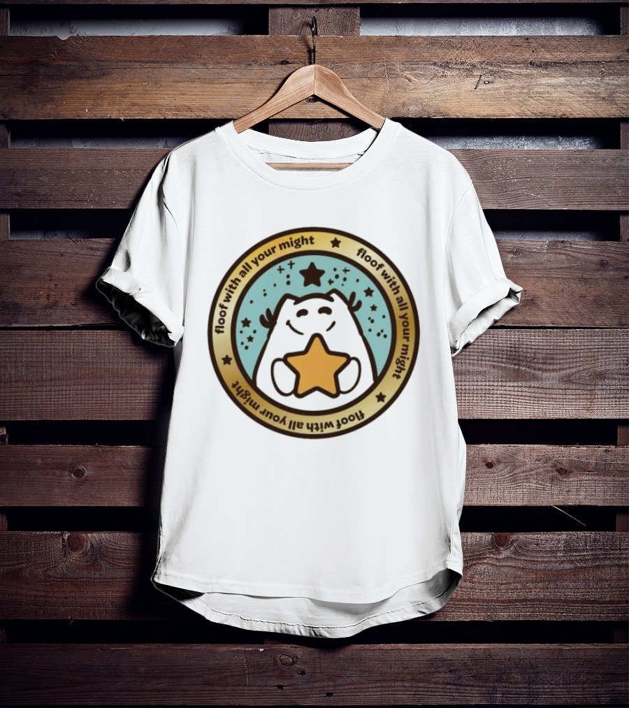 Floof With All Your Might Starry Circle Logo Est 2005 T-Shirt
