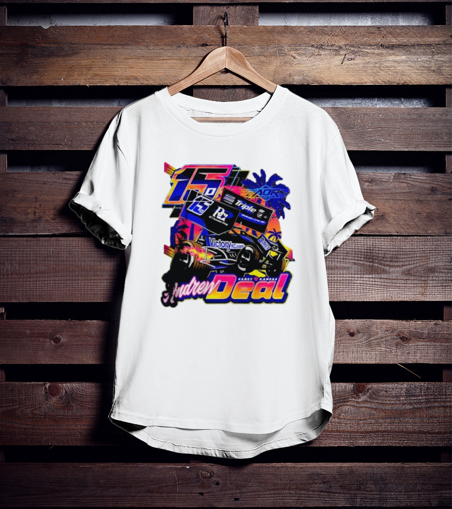 15 Andrew Deal Victory KC Motorsports Caney Kansas Racing T-Shirt