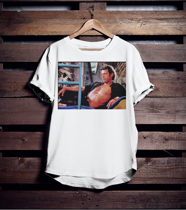 Ian Malcolm Jurassic Park Iconic Scene T-Shirt