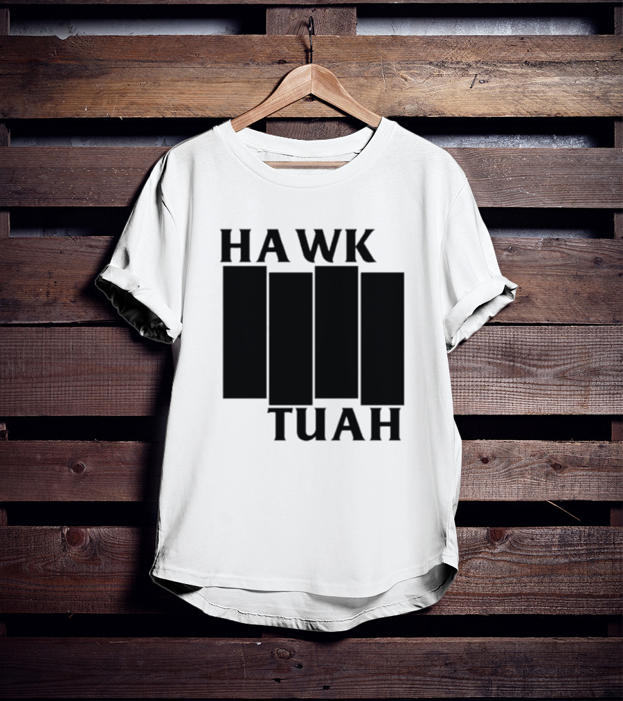 Hawk Tuah Black Flag T-Shirt