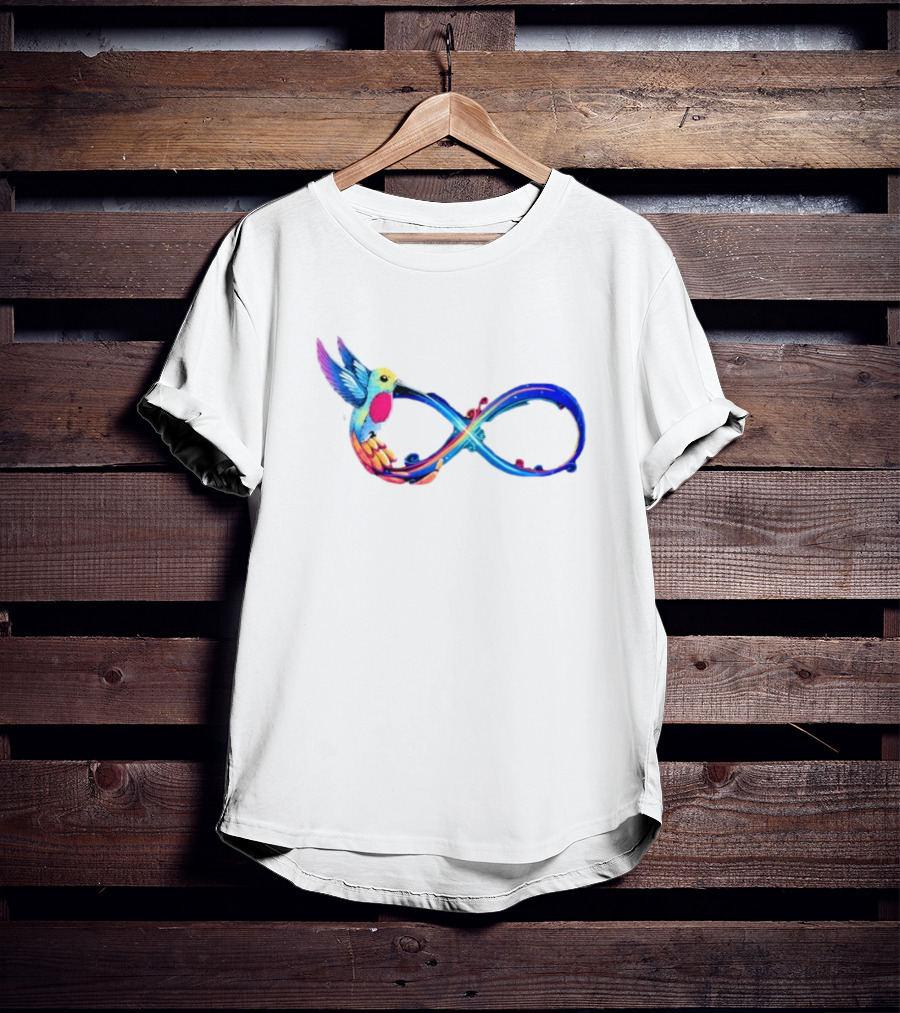 Infinity Colorful Bird T-Shirt