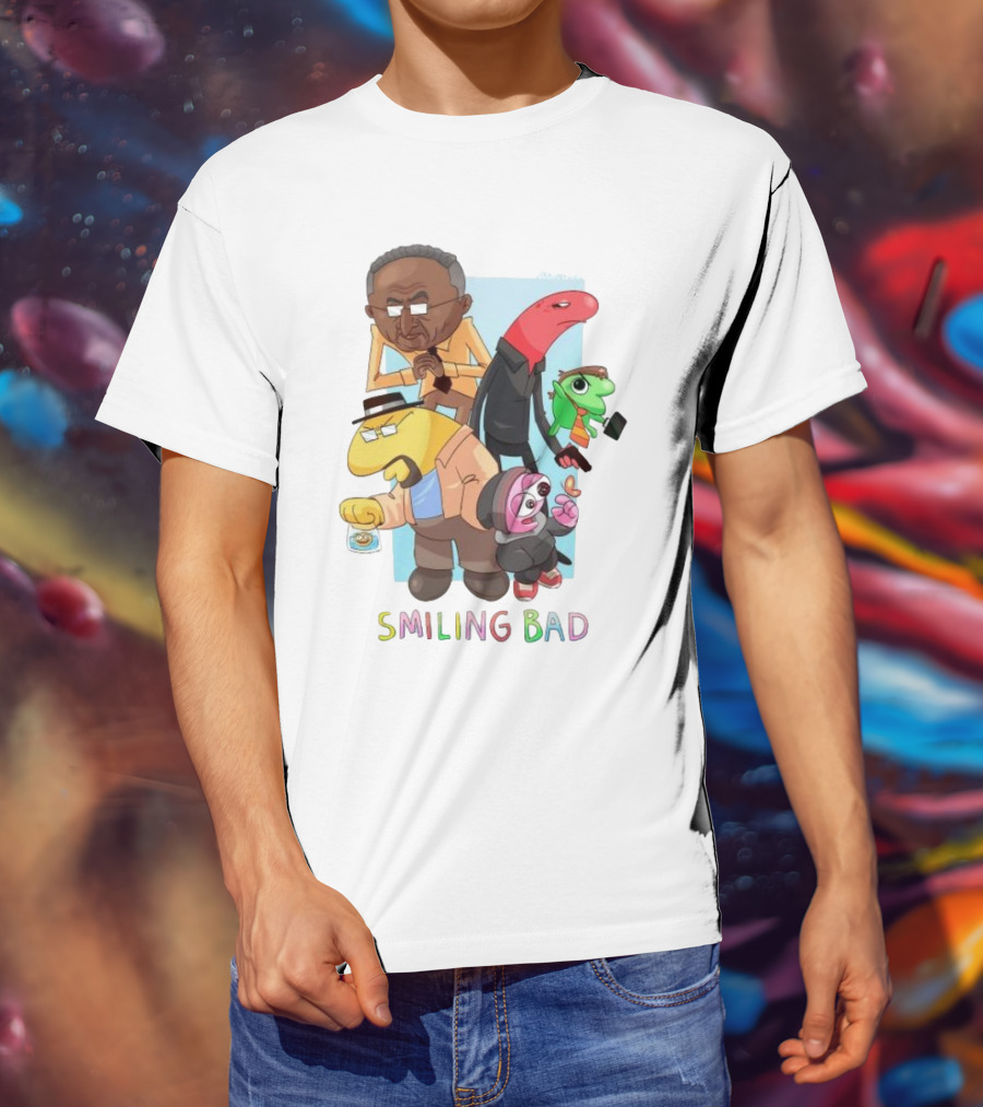 Smiling Bad Characters Joolianee Inspired Cartoon T-Shirt