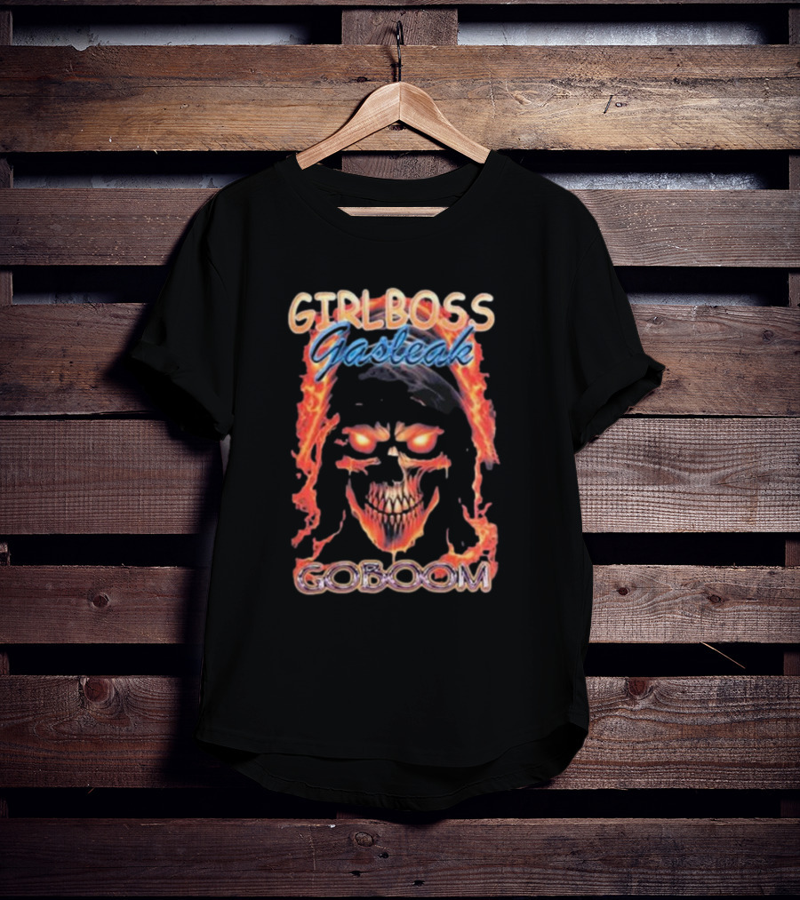 GIRLBOSS GASTEAK FIRE SKULL GOBOOM T-Shirt